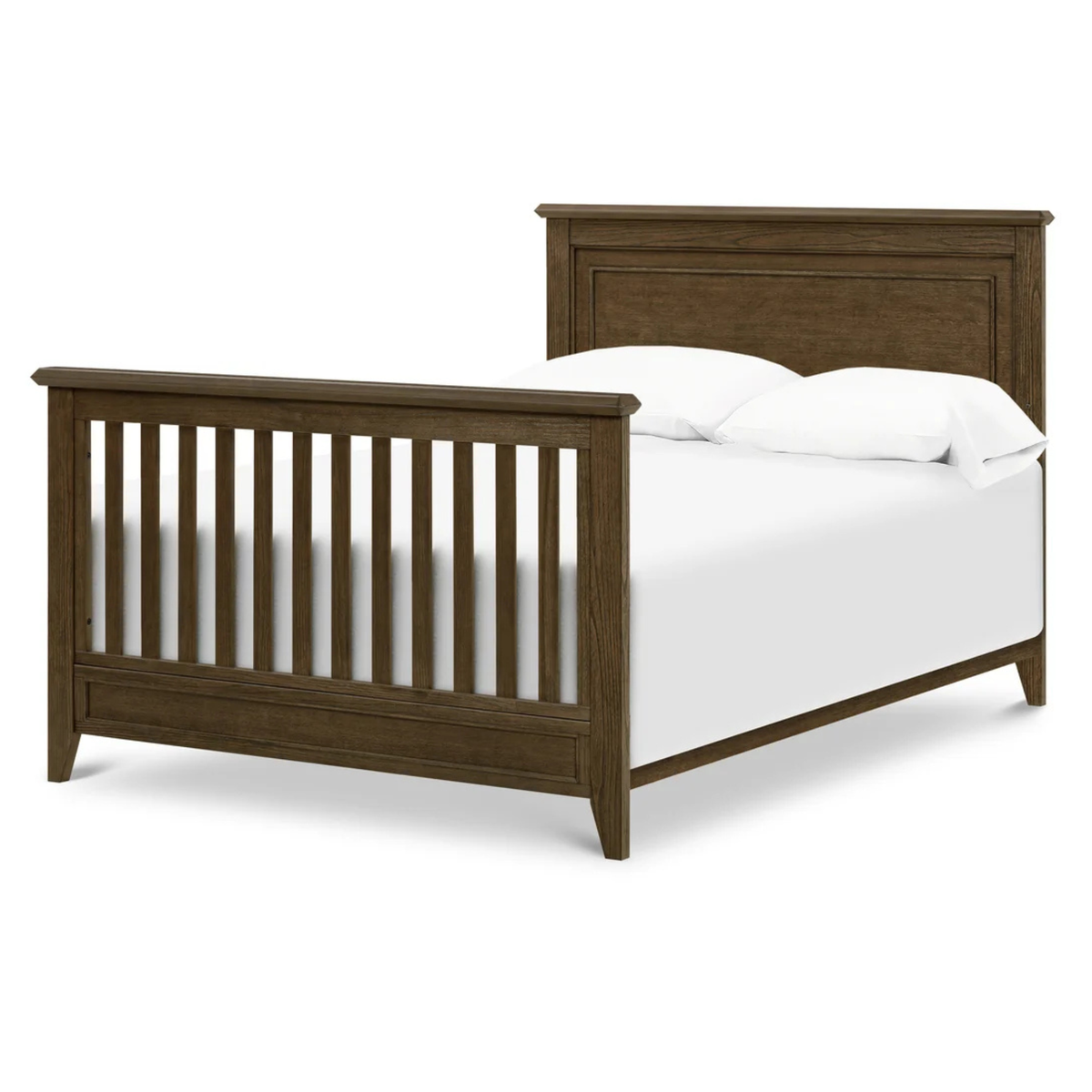 Lit de bébé convertible rustique 4 en 1 à plateau plat MONOGRAM par Beckett - Sandbar