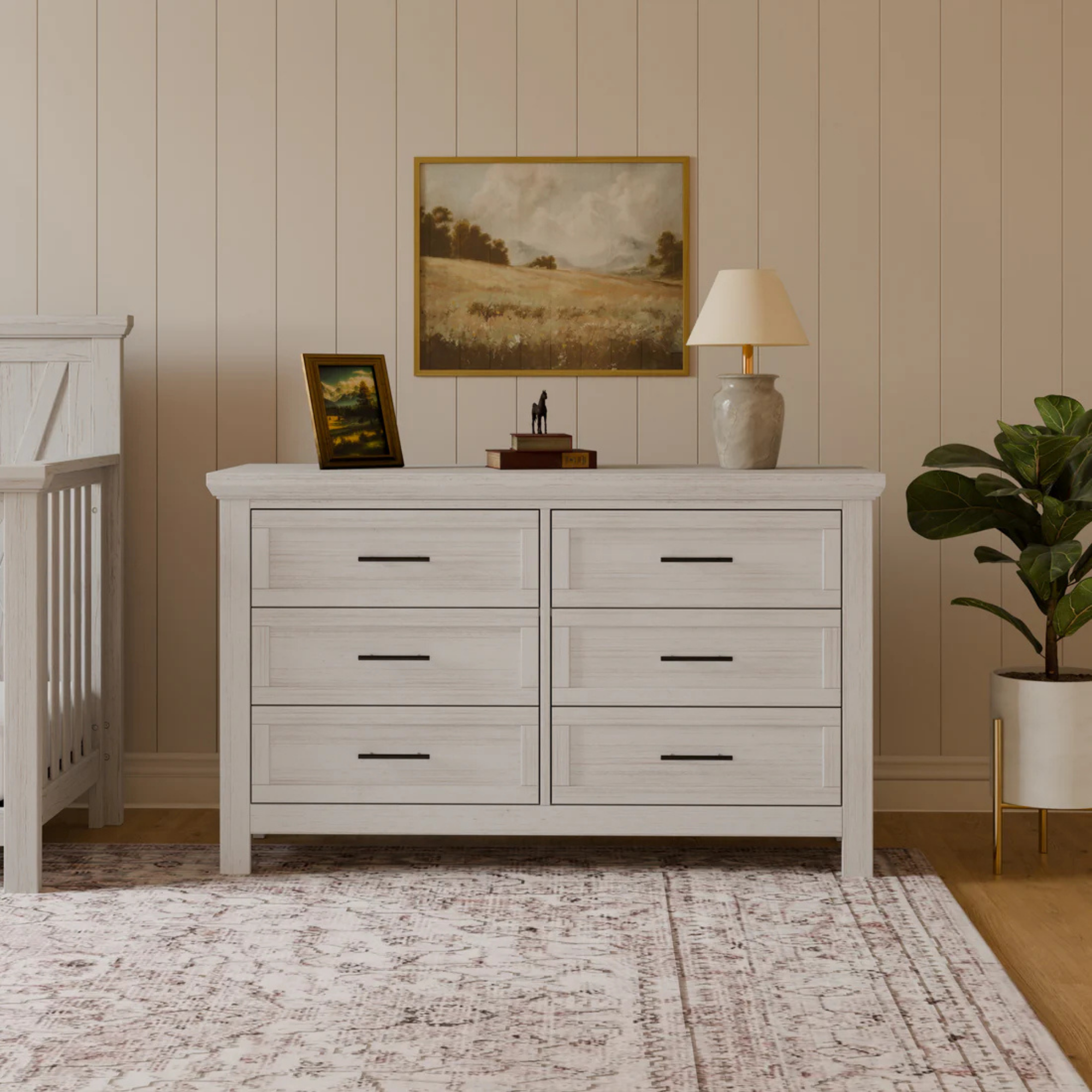 Commode 6 tiroirs Emory Farmhouse de la marque MONOGRAM