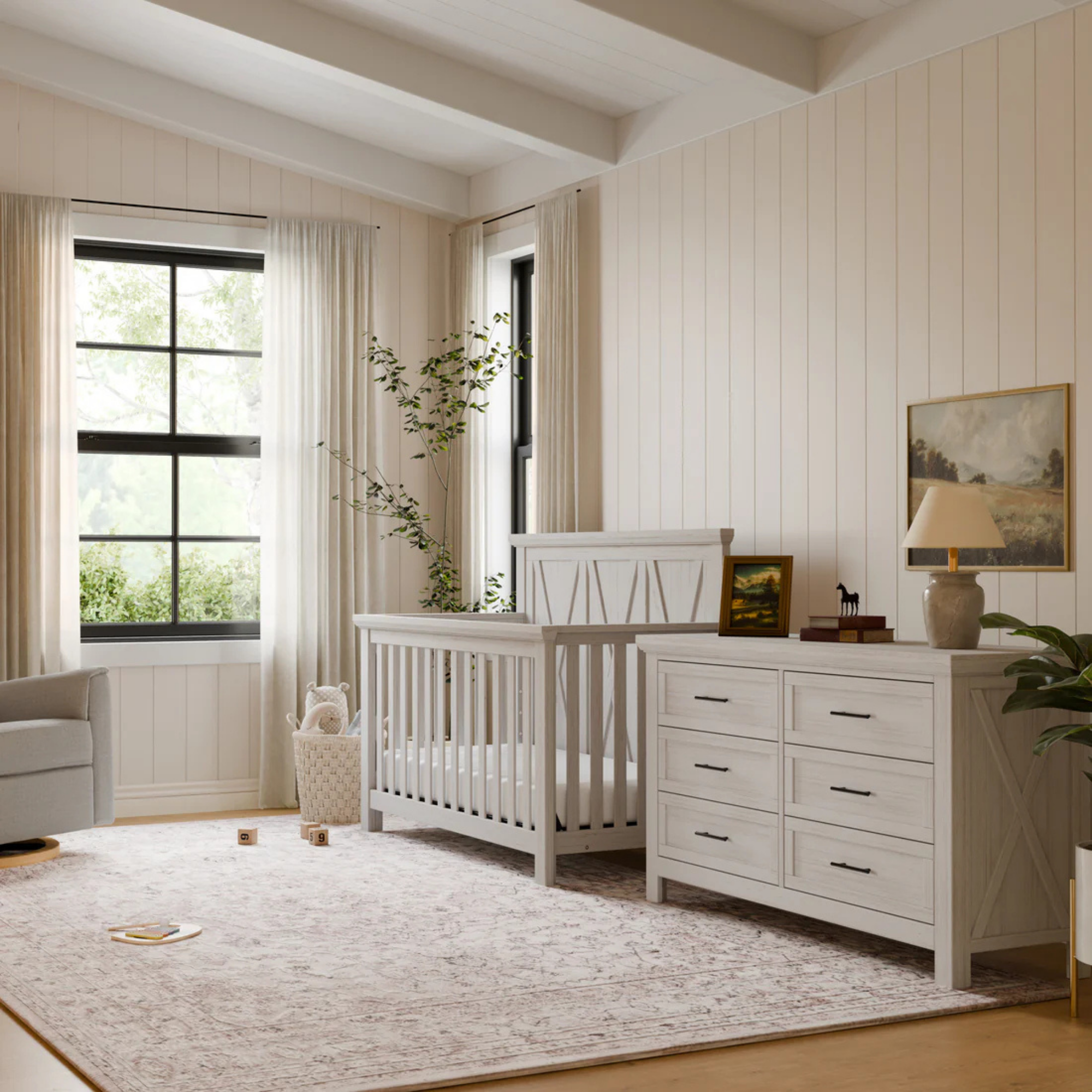 Commode 6 tiroirs Emory Farmhouse de la marque MONOGRAM