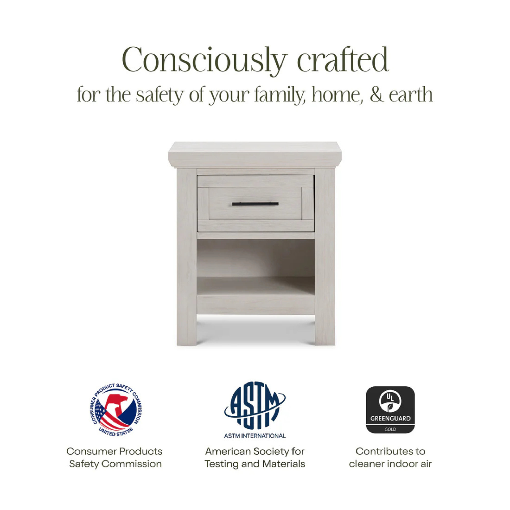 MONOGRAM by namesake Emory Farmhouse Nightstand