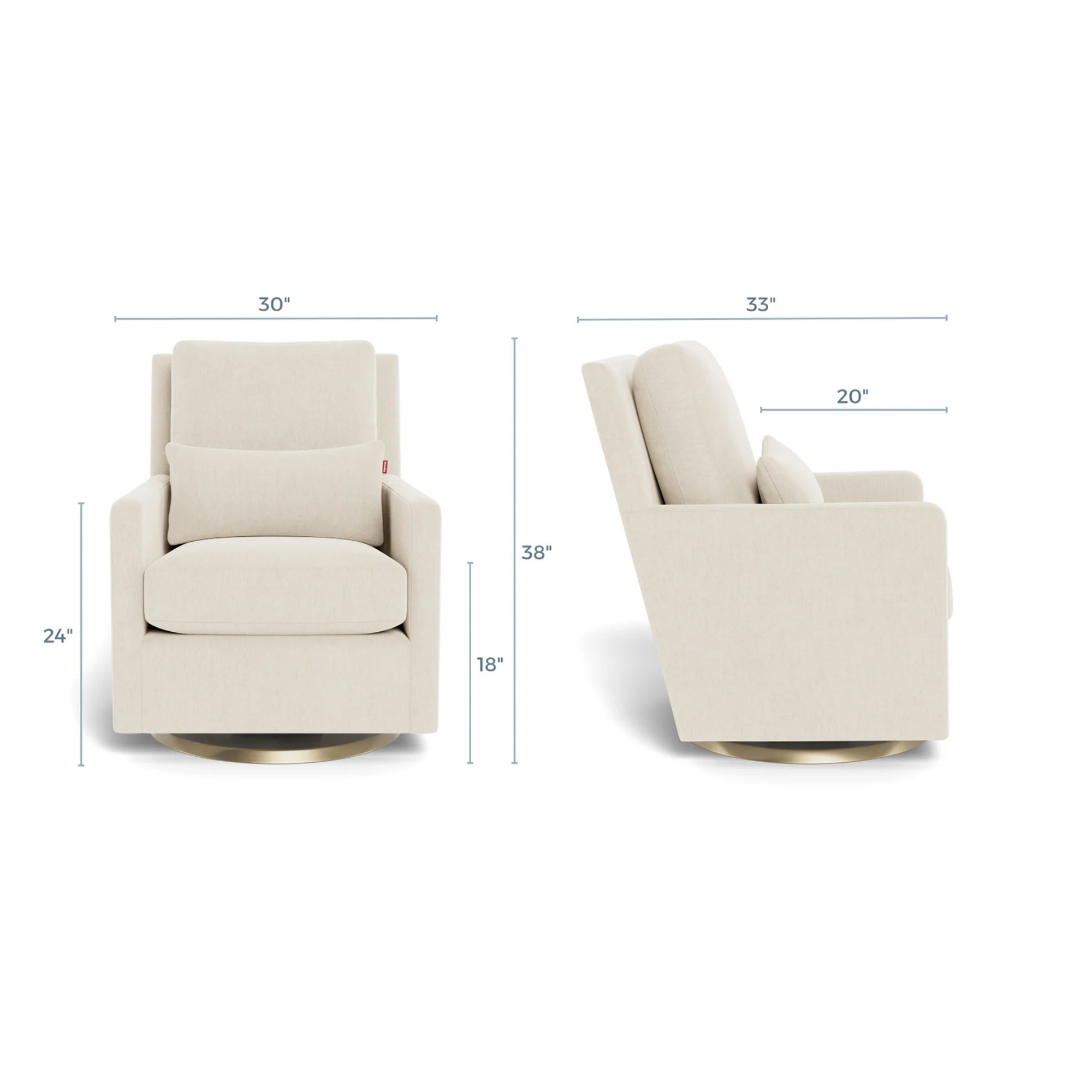 MONTE DESIGN Como Glider + Swivel