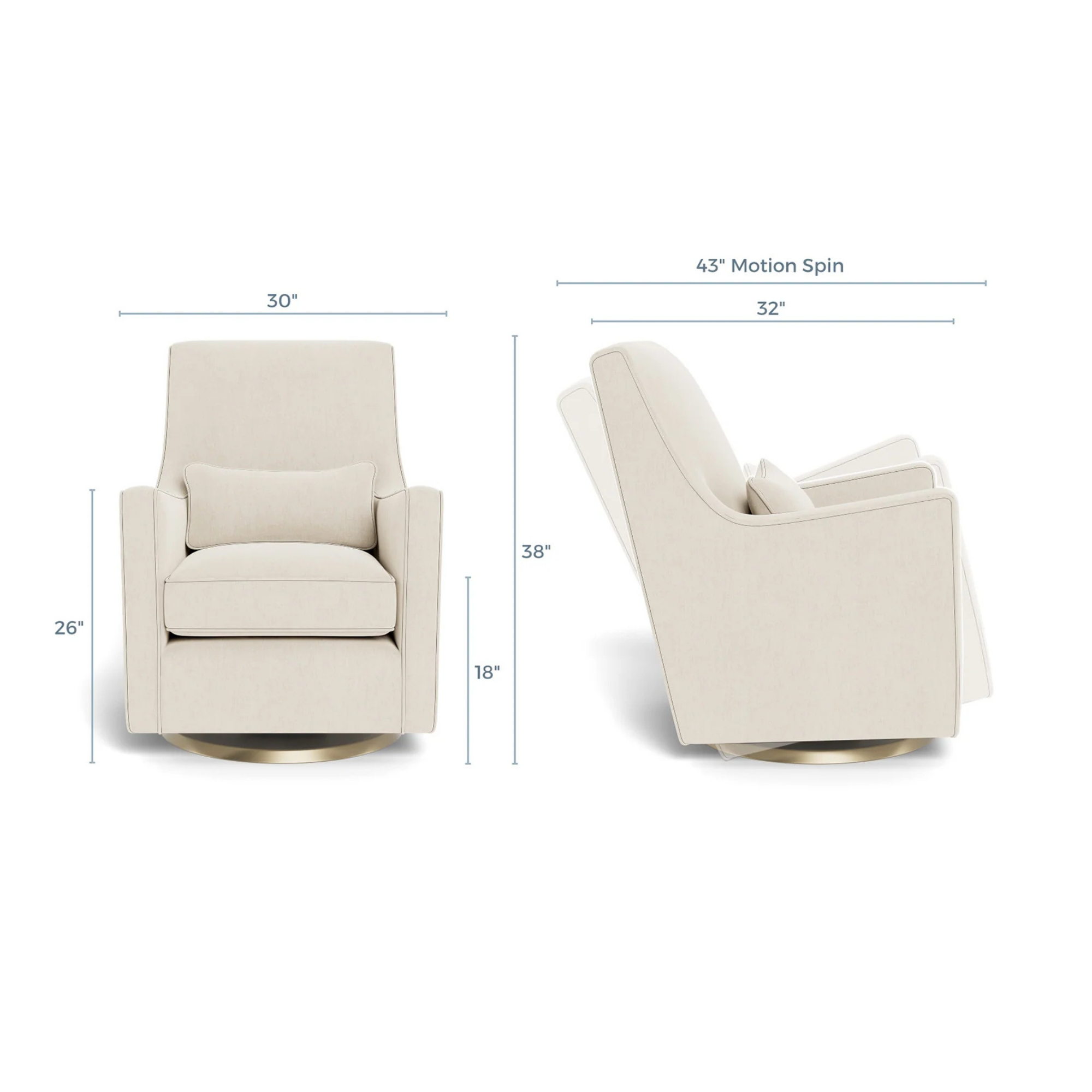 MONTE DESIGN Luca Glider + Swivel