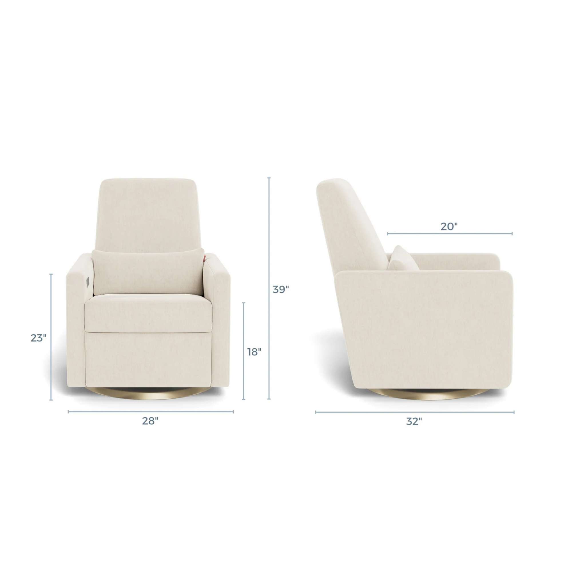 MONTE DESIGN Motorized Grano Glider Recliner