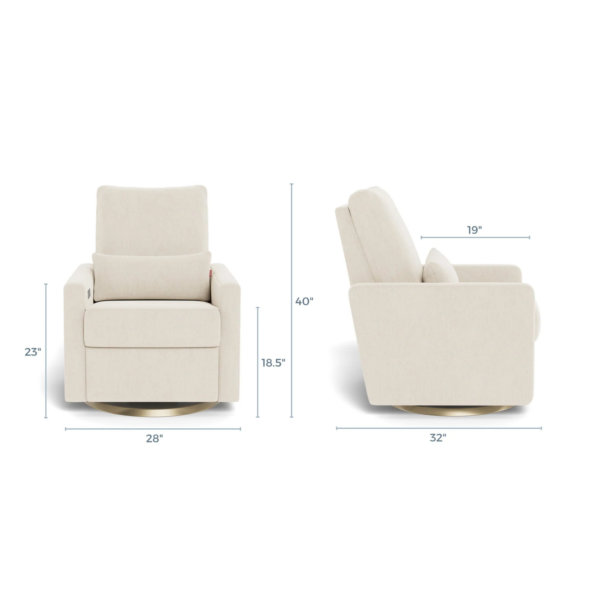 MONTE DESIGN Motorized Matera Glider Recliner