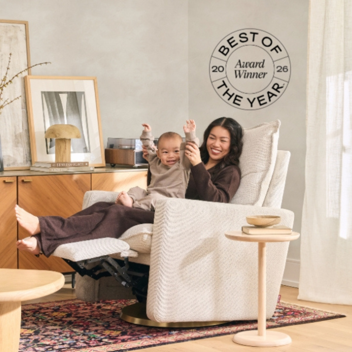 MONTE DESIGN Cortina Glider + Swivel Recliner