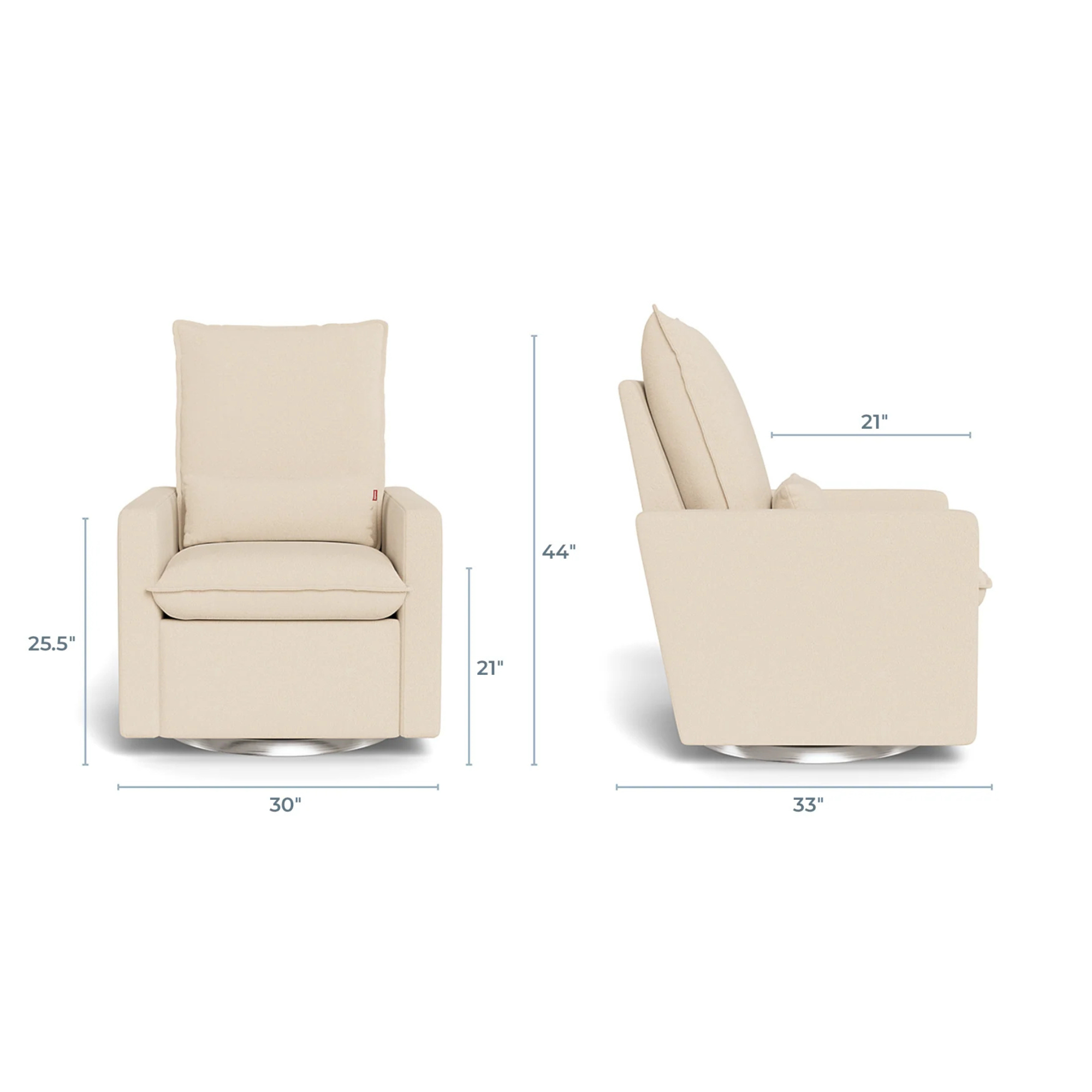 MONTE DESIGN Motorized Cortina Glider Recliner