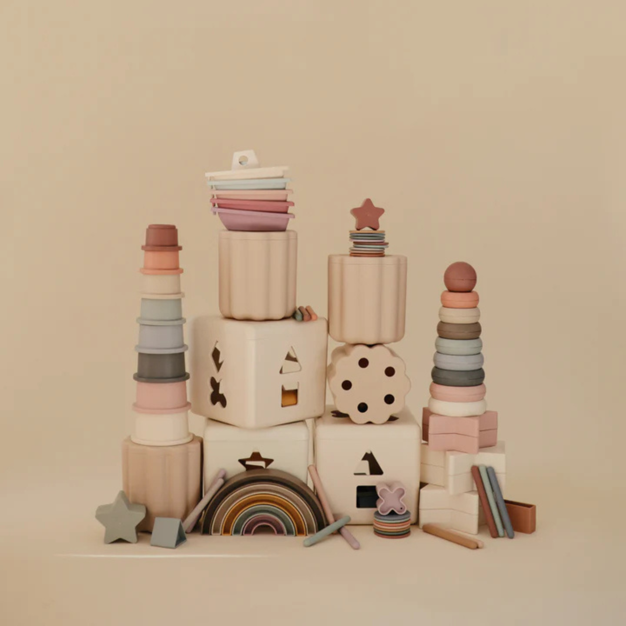 MUSHIE Coin + Tube Sorting Set