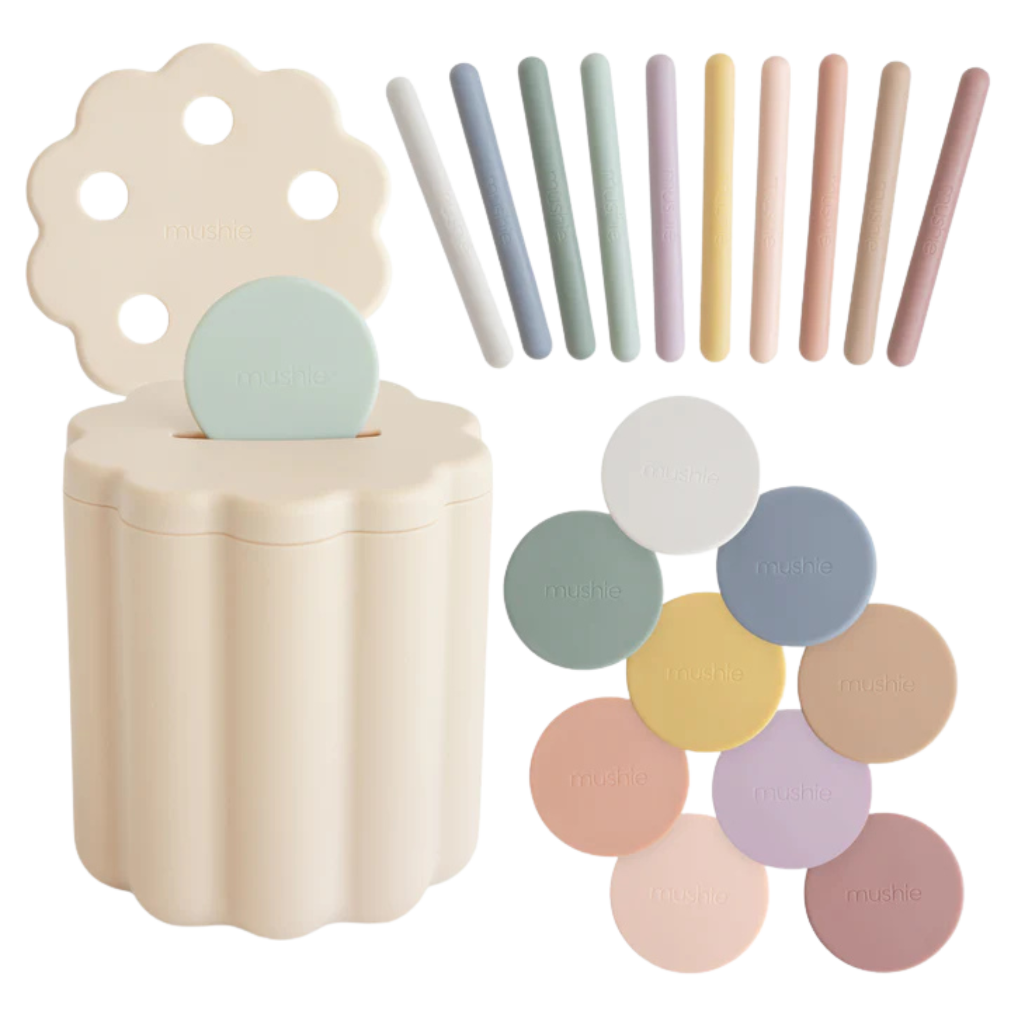 MUSHIE Coin + Tube Sorting Set