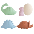 MUSHIE Dino Mold-Free Bath Play Set (4-Pack)
