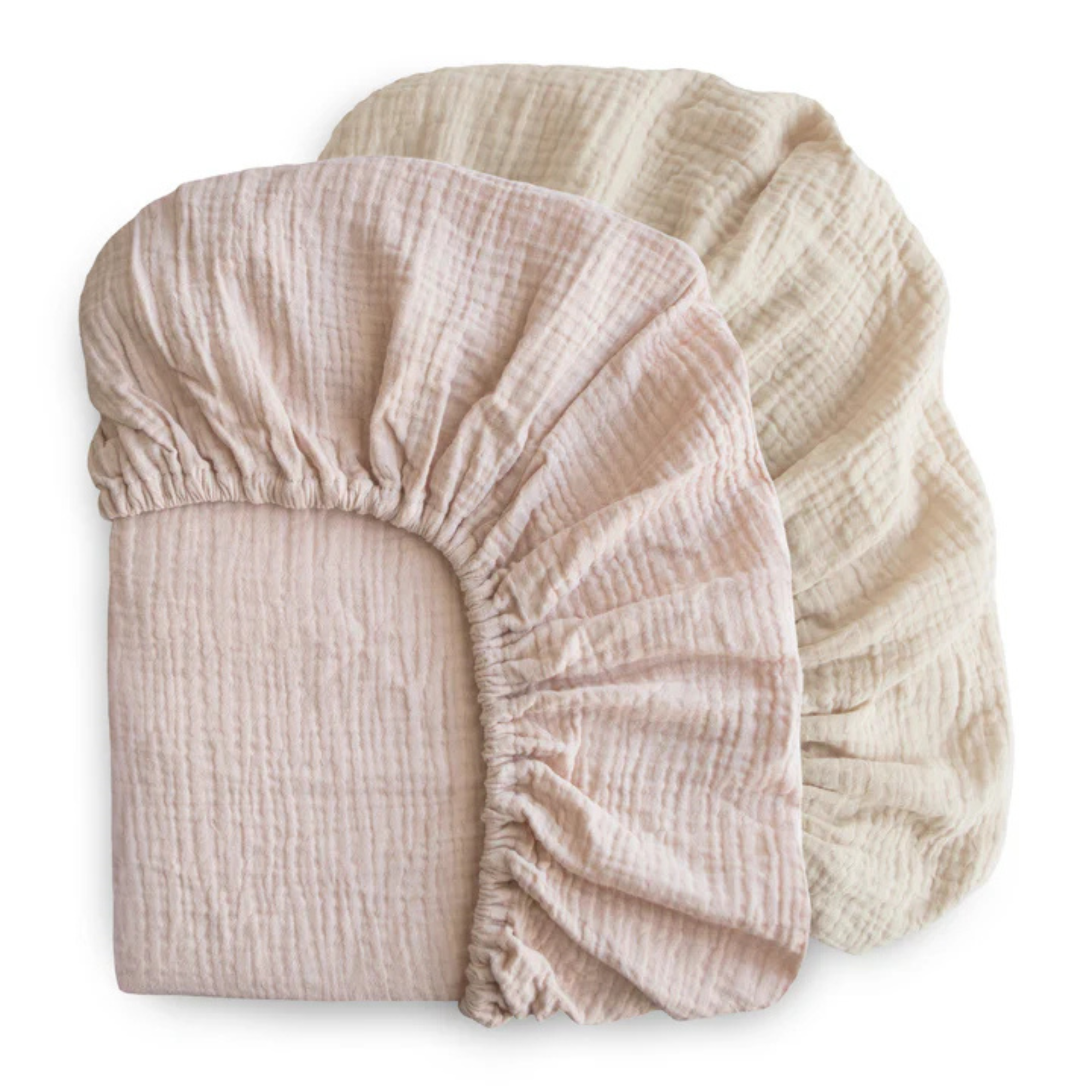 MUSHIE Extra Soft Muslin Crib Sheet (2-Pack)
