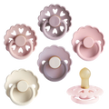 MUSHIE Frigg Natural Rubber Earthly Wonder Pacifier (6-Pack)