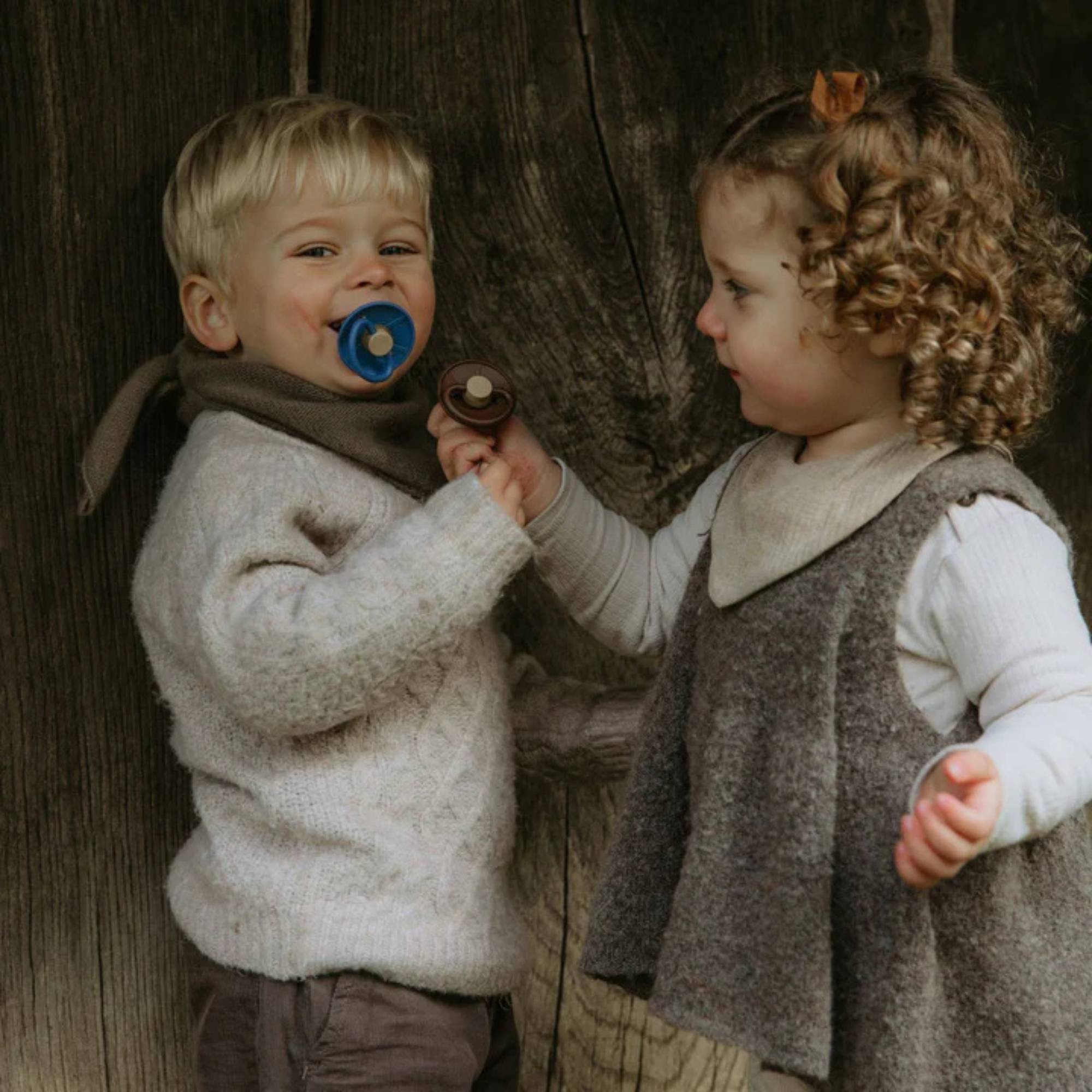 MUSHIE Frigg Natural Rubber Skyline Serenity Pacifier (4-Pack)