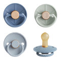 MUSHIE Frigg Natural Rubber Skyline Serenity Pacifier (4-Pack)