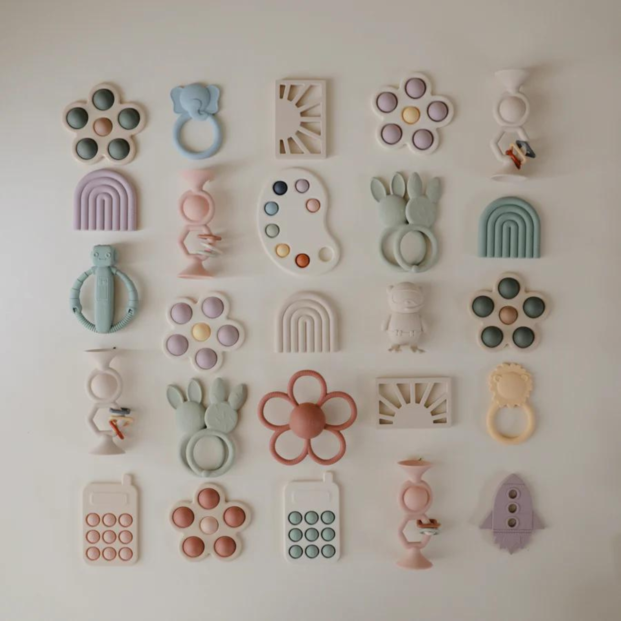 Jouet à ventouse MUSHIE HexaPop