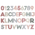 MUSHIE Letters + Numbers Bath Play Set