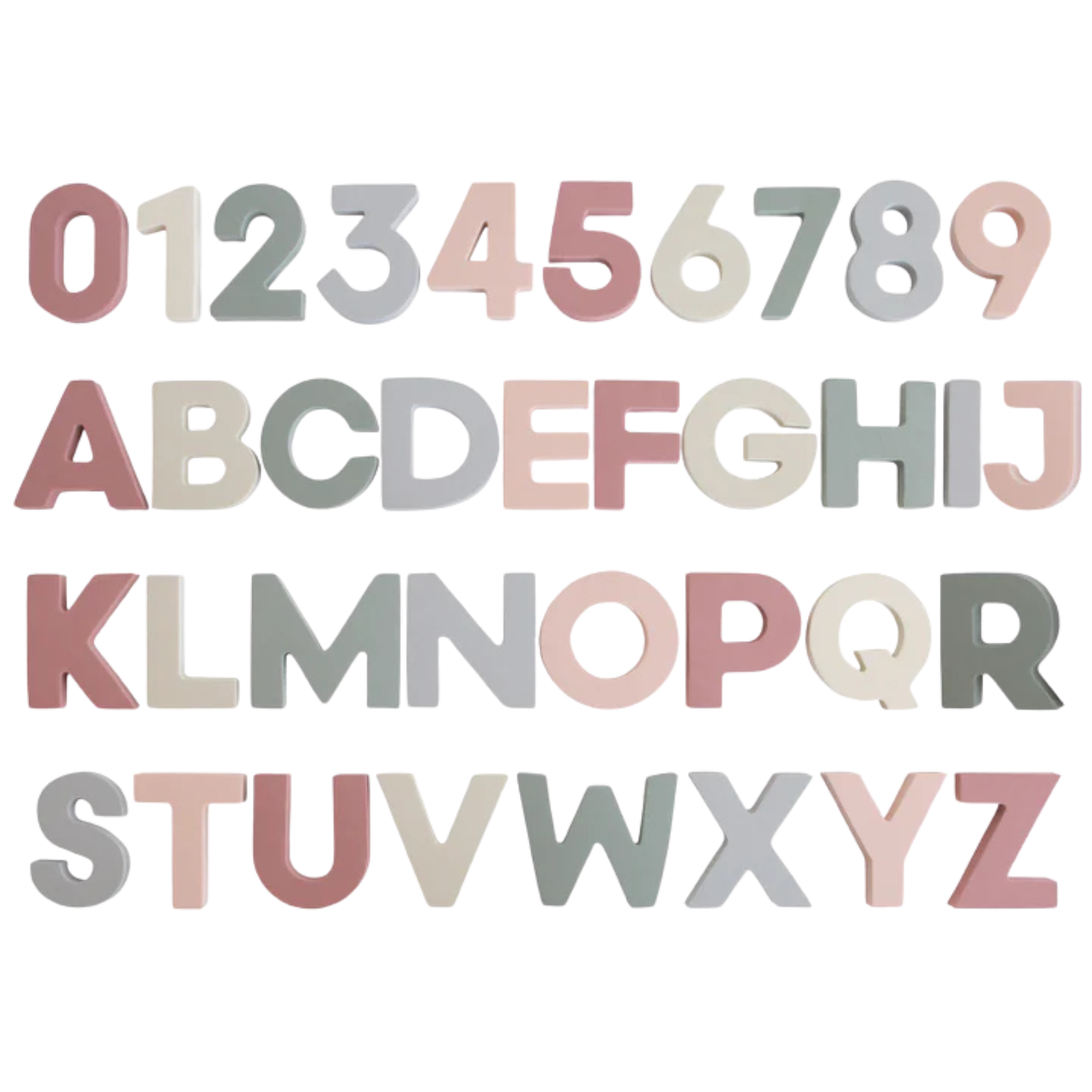 Ensemble de jeu de bain MUSHIE Lettres + Chiffres