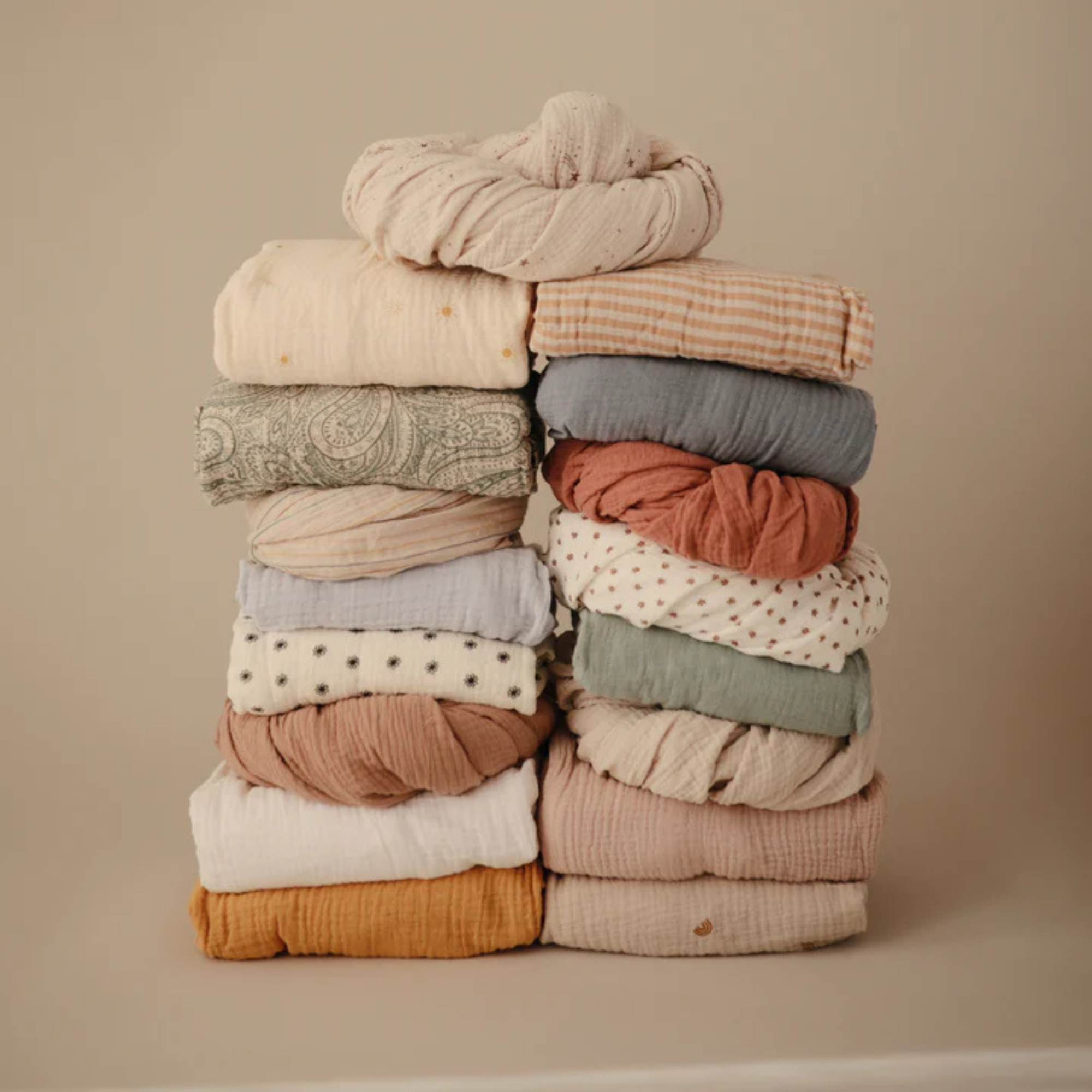 MUSHIE Mini Muslin Crib Sheet