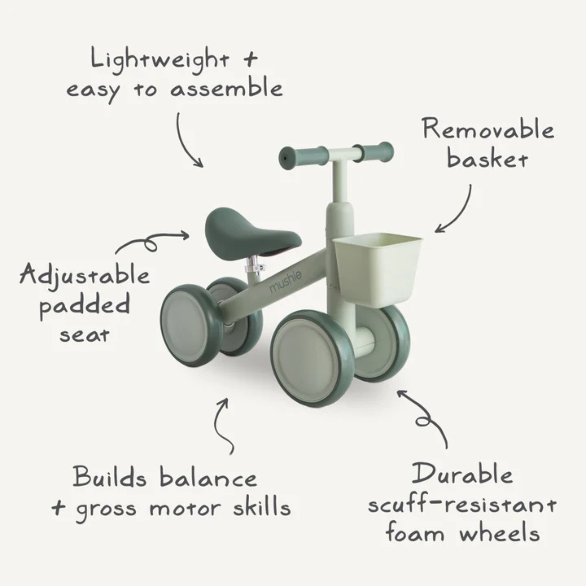 MUSHIE Mini Toddler Bike