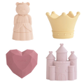 MUSHIE Princess Mold Free Bath Set (4-Pack)