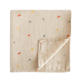 MUSHIE Muslin Swaddle Blanket Organic Cotton - Dinosaurs