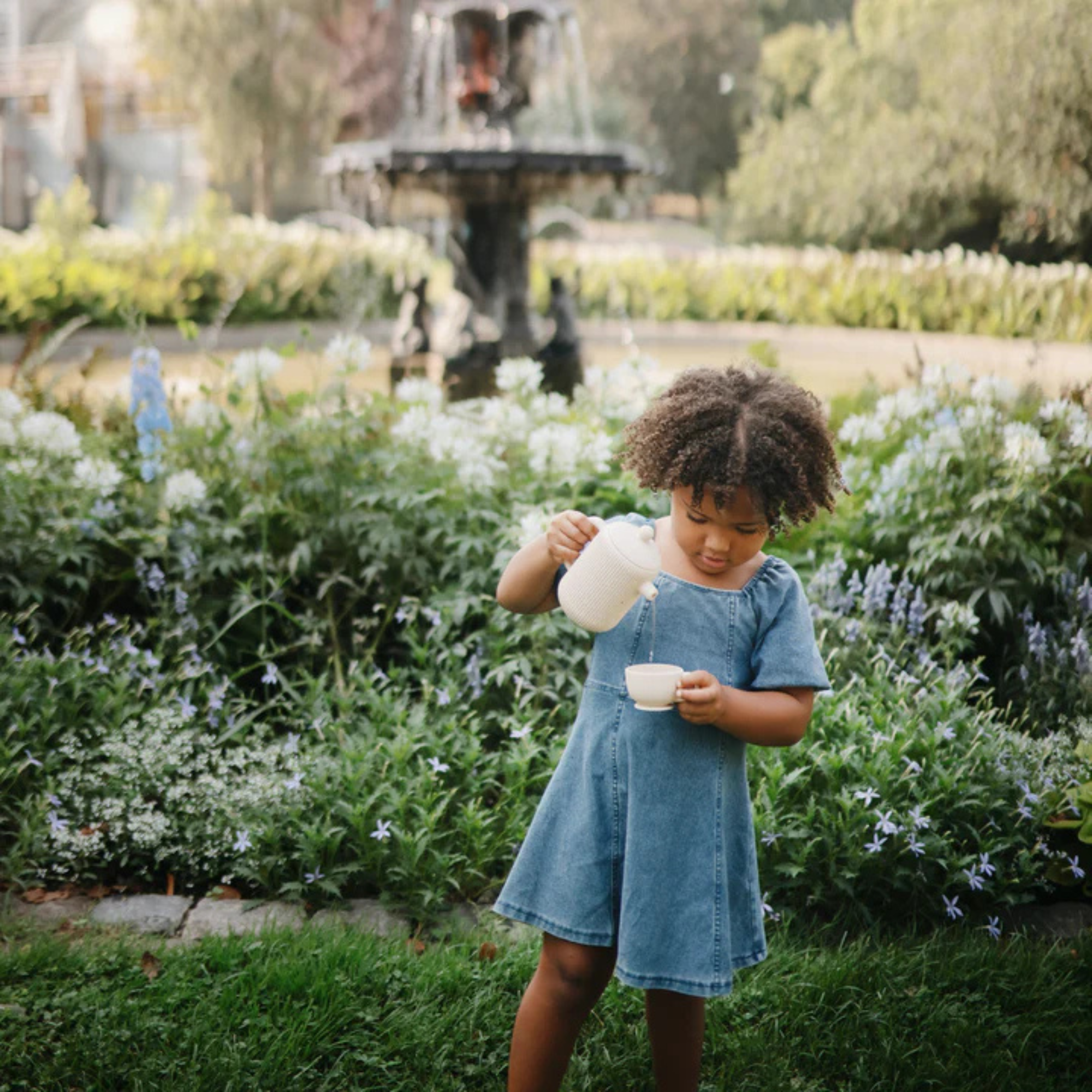 MUSHIE Silicone Tea Play Set