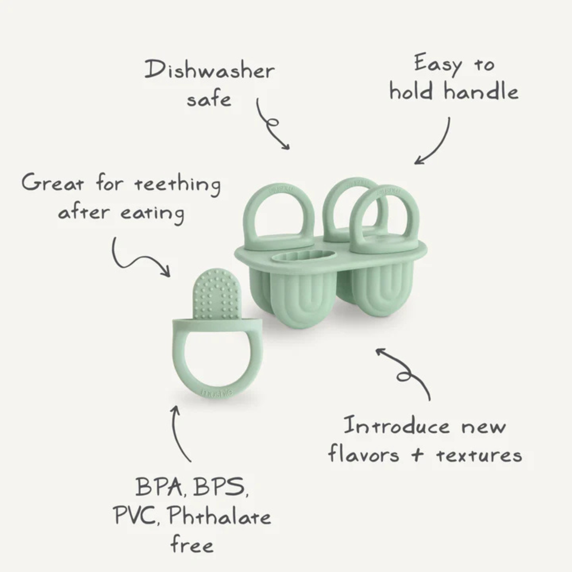 Bac à glace MUSHIE pour tout-petits