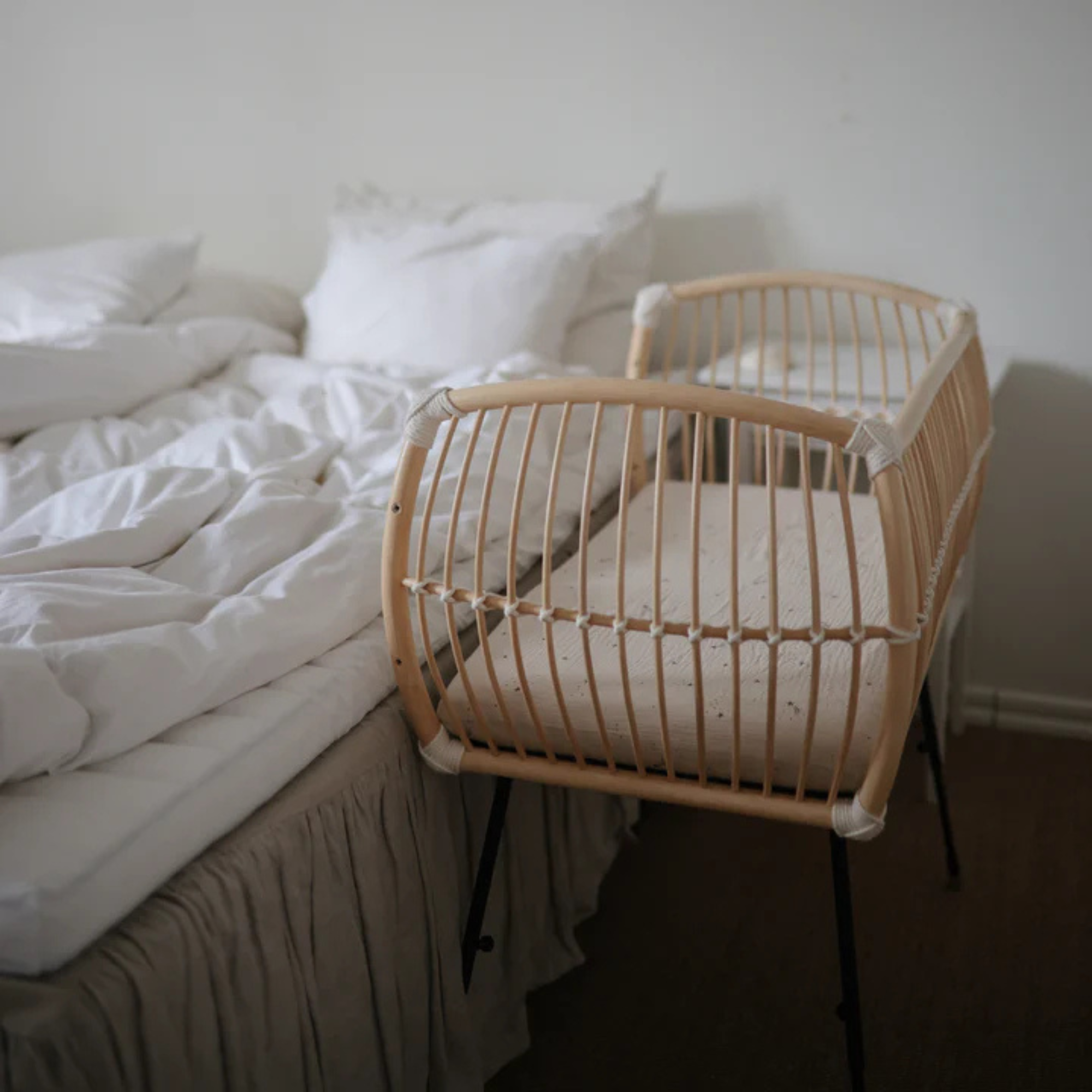 Drap de berceau en mousseline extra douce MUSHIE