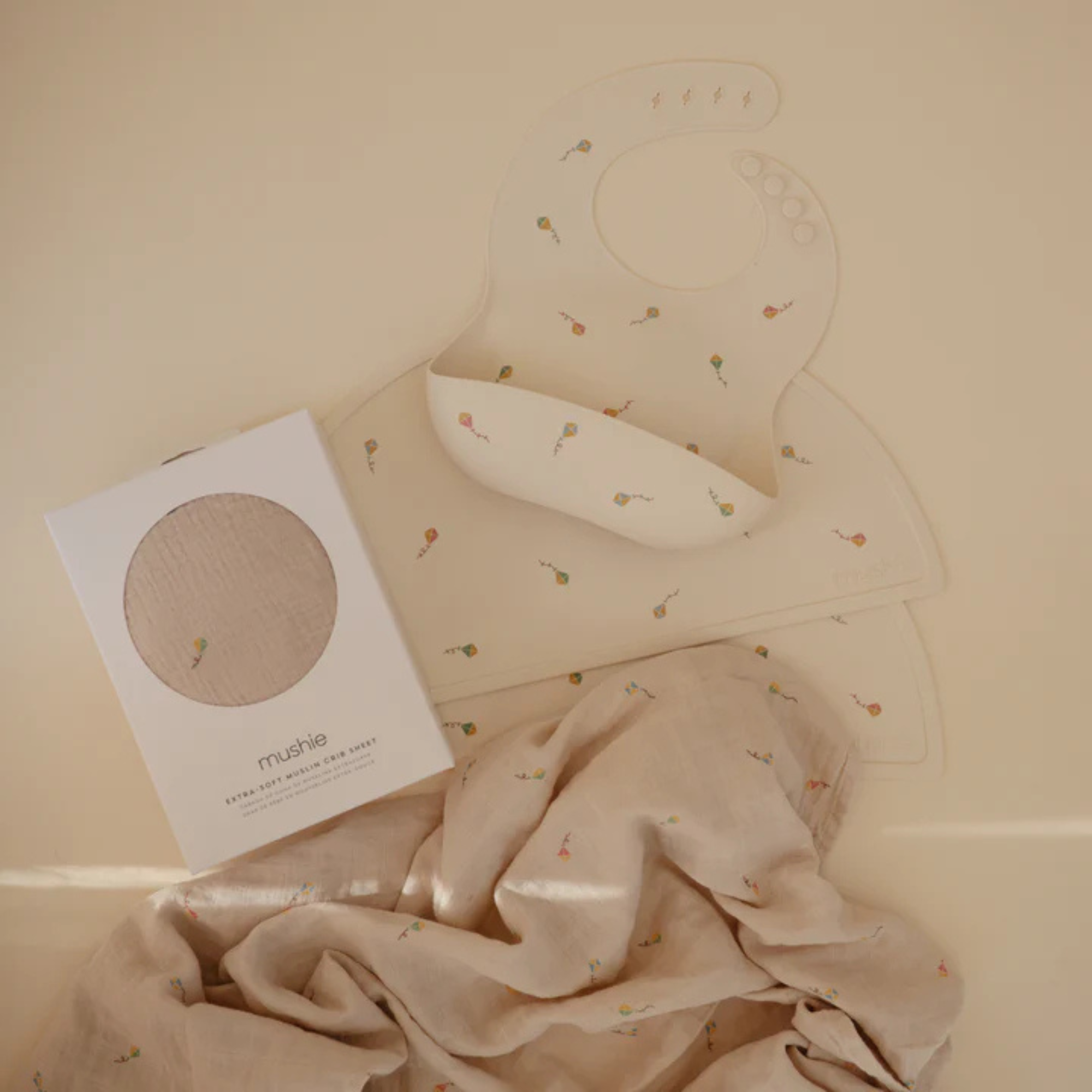 Drap de berceau en mousseline extra douce MUSHIE