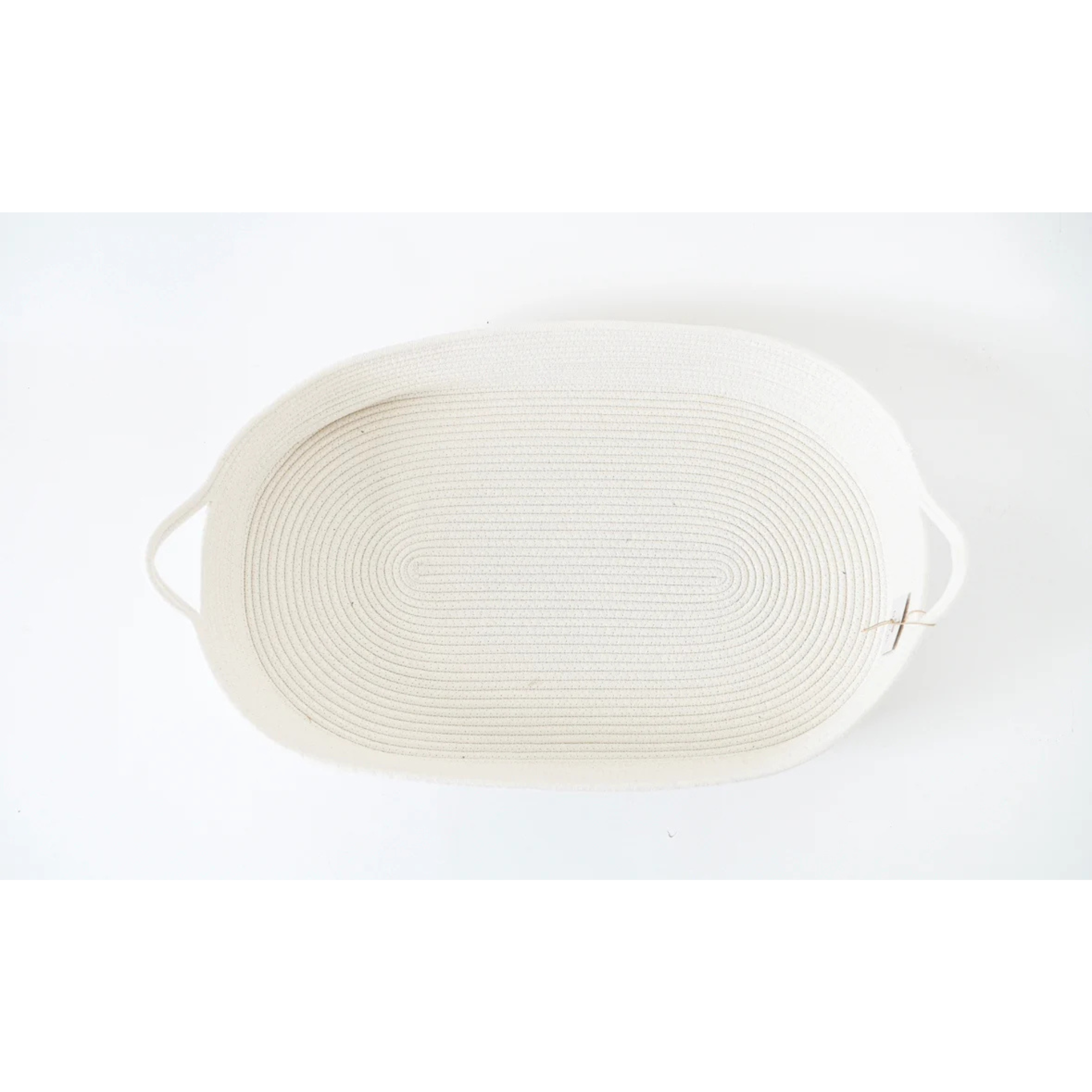 MUST BE BABY Meringue Cotton Changing Basket (Mattress Included)