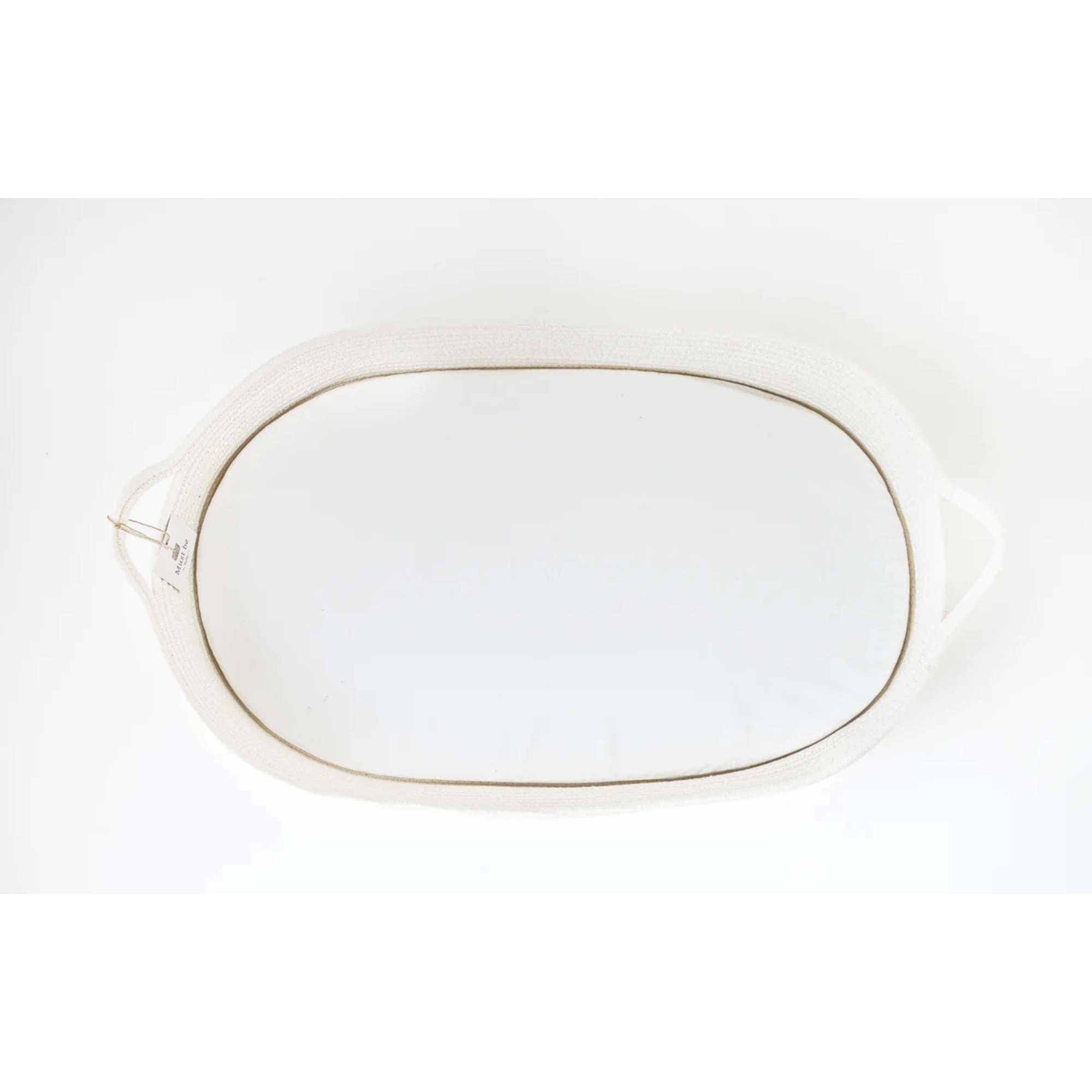 MUST BE BABY Meringue Cotton Changing Basket (Mattress Included)