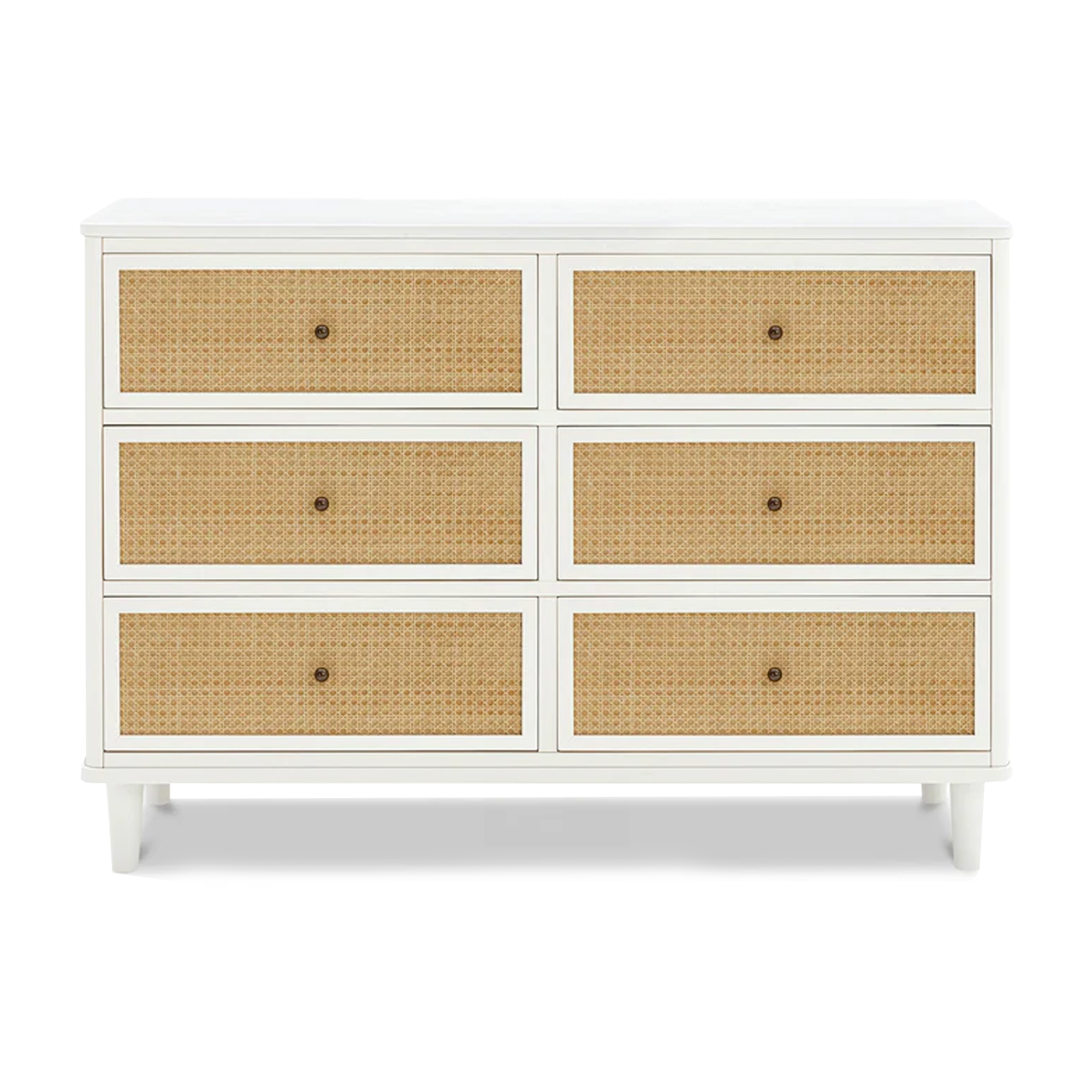 NAMESAKE Marin with Cane 6 Drawer Assembled Dresser
