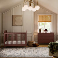 Thumbnail for NAMESAKE Brimsley Tambour 3-in-1 Convertible Crib - Crimson