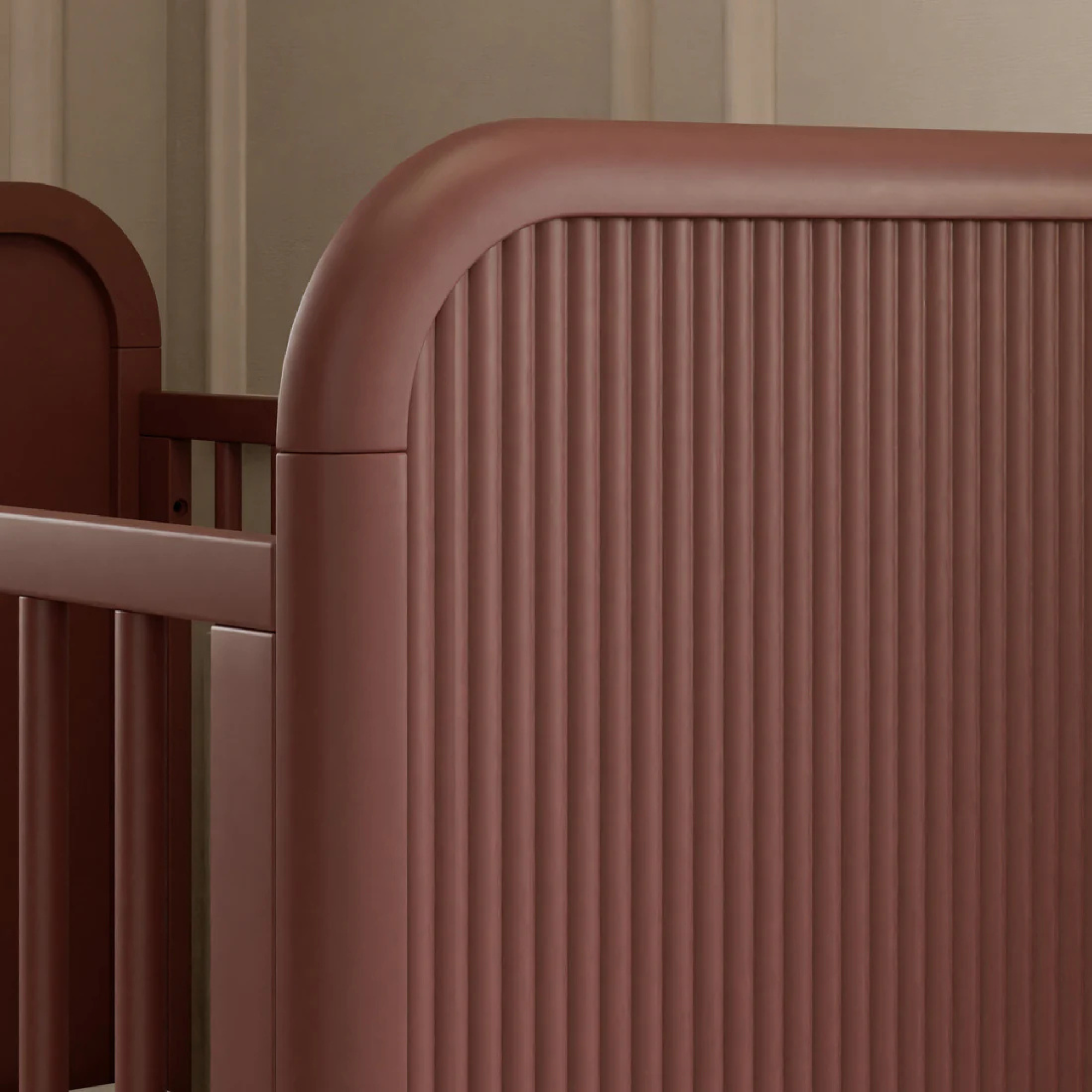 NAMESAKE Brimsley Tambour 3-in-1 Convertible Crib - Crimson