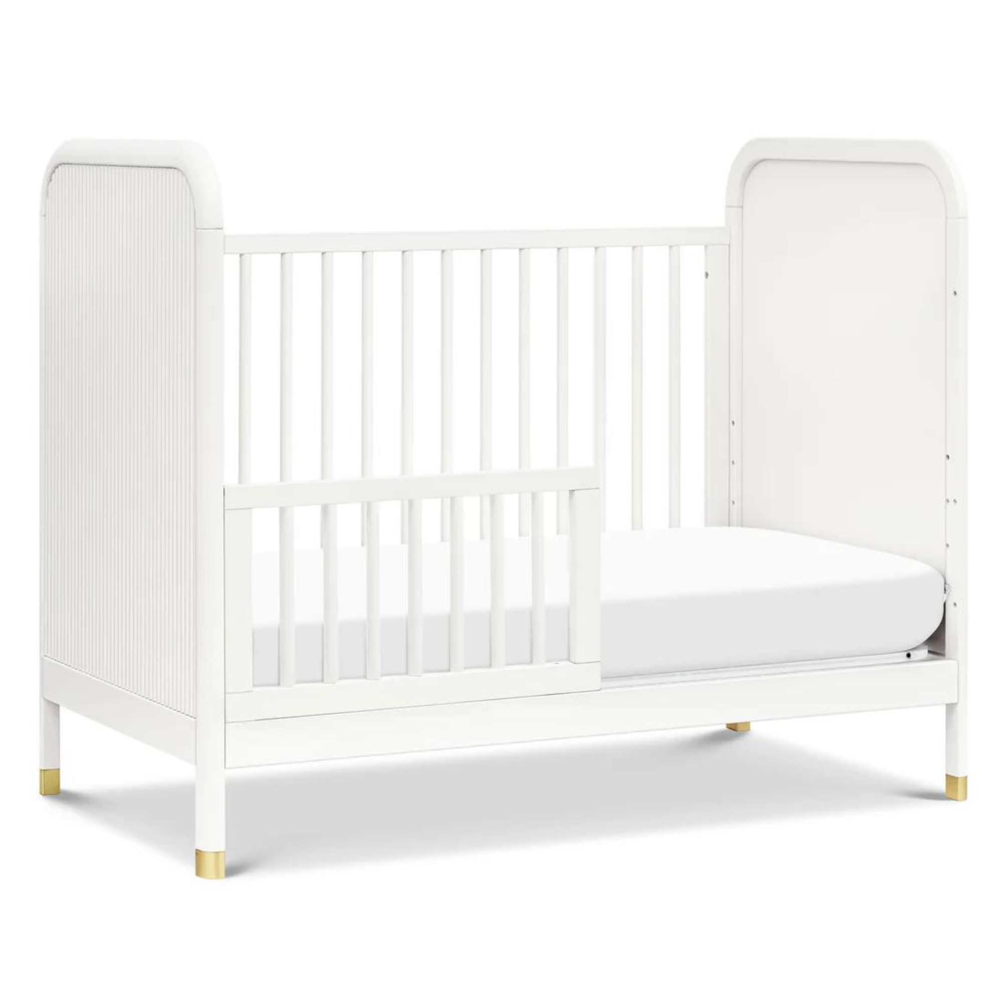 NAMESAKE Brimsley Tambour 3-in-1 Convertible Crib - Warm White