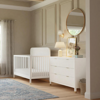 Thumbnail for NAMESAKE Brimsley Tambour 4-in-1 Convertible Crib - Warm White