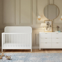 Thumbnail for NAMESAKE Brimsley Tambour 4-in-1 Convertible Crib - Warm White