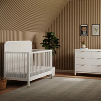 Thumbnail for NAMESAKE Brimsley Tambour 4-in-1 Convertible Crib - Warm White