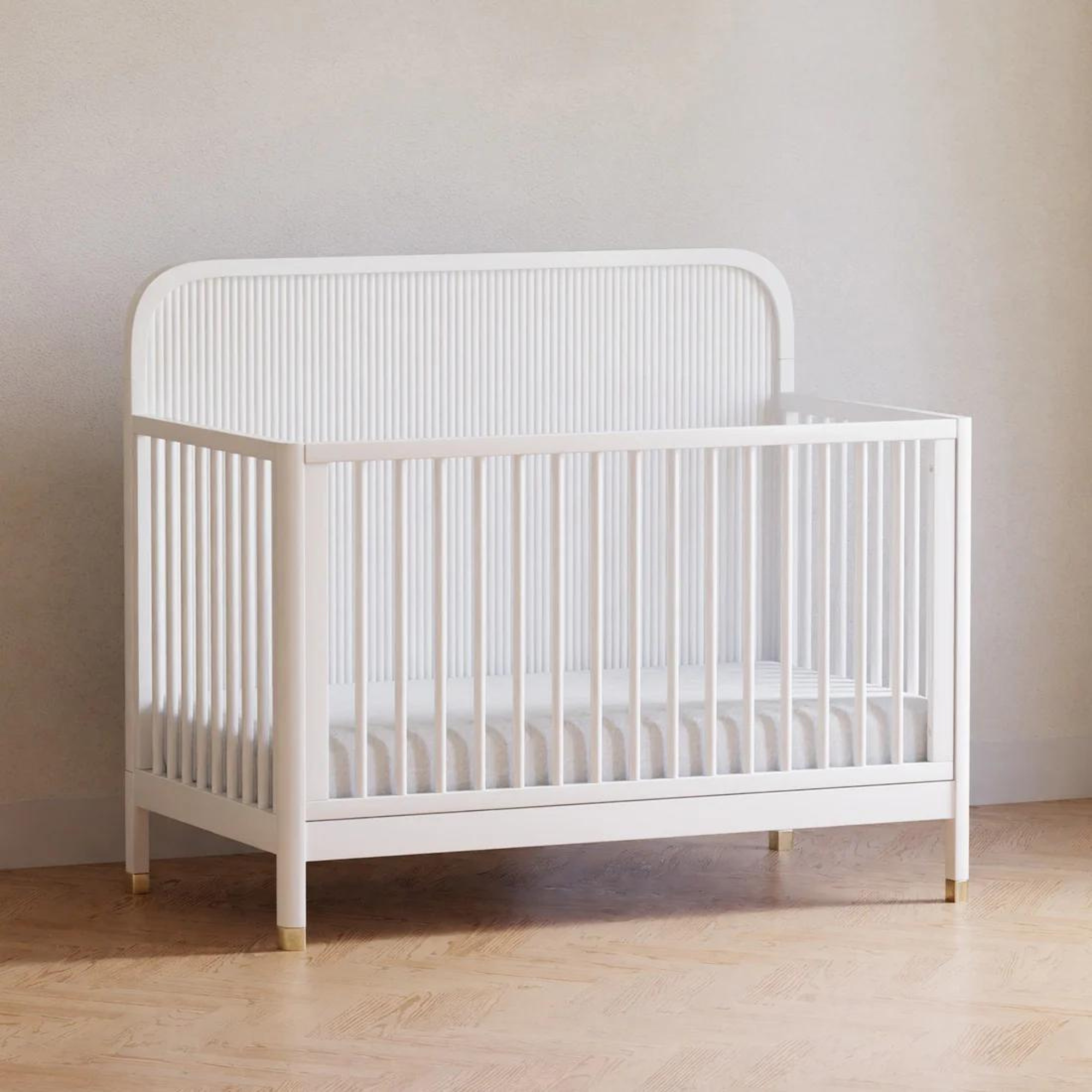 NAMESAKE Brimsley Tambour 3-in-1 Convertible Crib - Warm White