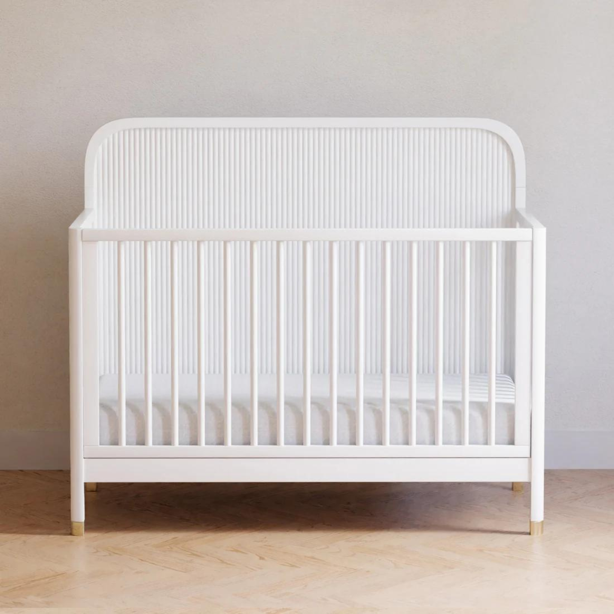 NAMESAKE Brimsley Tambour 3-in-1 Convertible Crib - Warm White