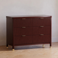 Thumbnail for NAMESAKE Brimsley Tambour 6-Drawer Assembled Dresser - Crimson