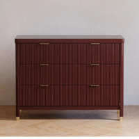 Thumbnail for NAMESAKE Brimsley Tambour 6-Drawer Assembled Dresser - Crimson