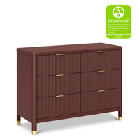 Thumbnail for NAMESAKE Brimsley Tambour 6-Drawer Assembled Dresser - Crimson