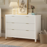 Thumbnail for NAMESAKE Brimsley Tambour 6-Drawer Assembled Dresser - Warm White