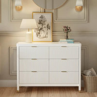 Thumbnail for NAMESAKE Brimsley Tambour 6-Drawer Assembled Dresser - Warm White