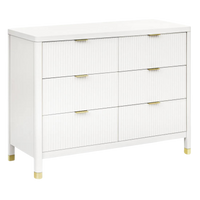 Thumbnail for NAMESAKE Brimsley Tambour 6-Drawer Assembled Dresser - Warm White