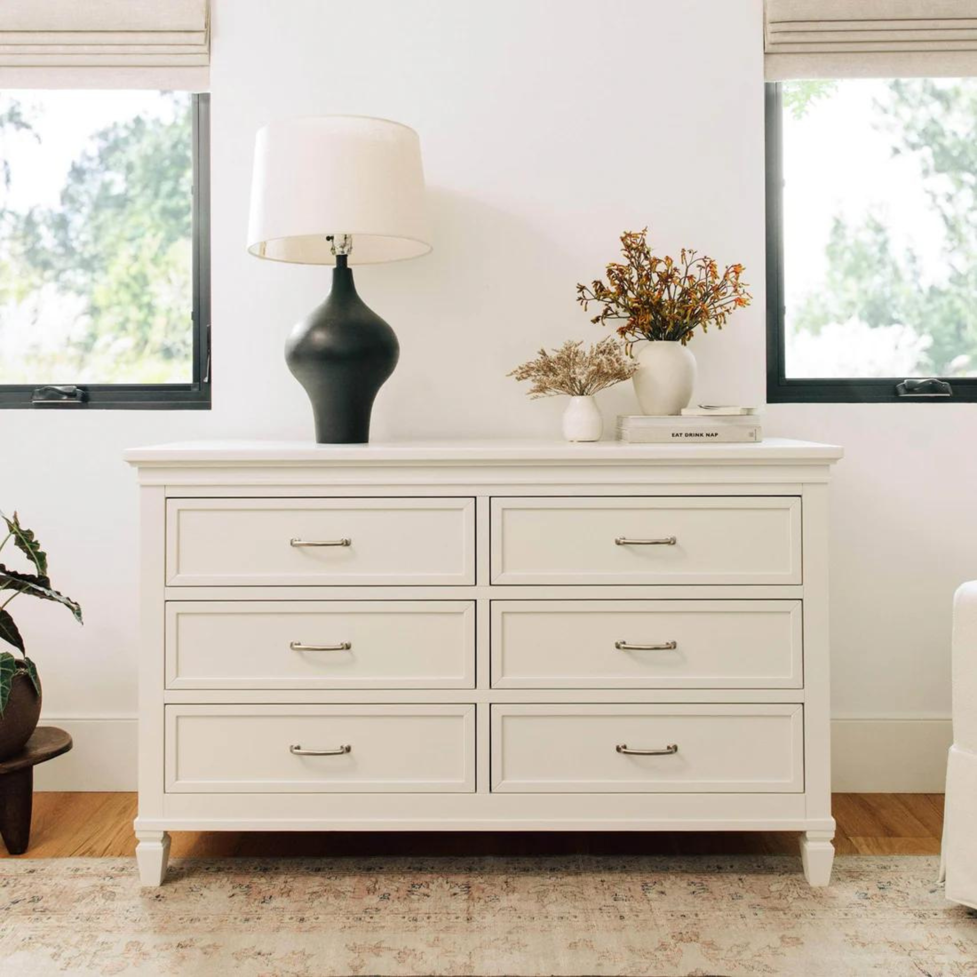 NAMESAKE Darlington 6-Drawer Dresser - Warm White