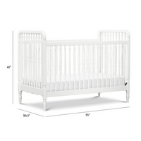 Thumbnail for NAMESAKE Liberty 3-in-1 Convertible Spindle Crib with Toddler Bed Conversion Kit