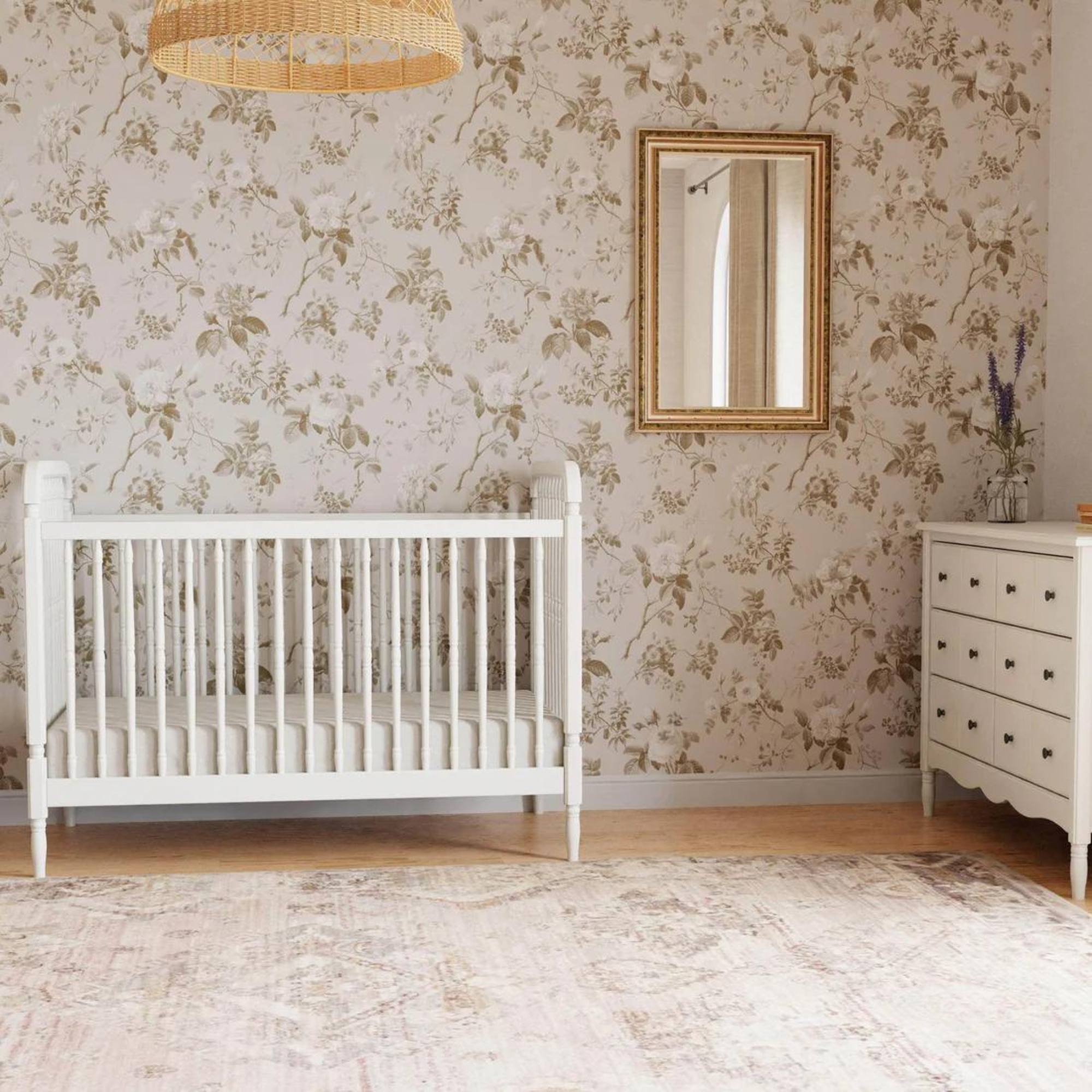 Lit bébé convertible 3 en 1 Liberty Namesake avec kit de conversion pour lit d'enfant