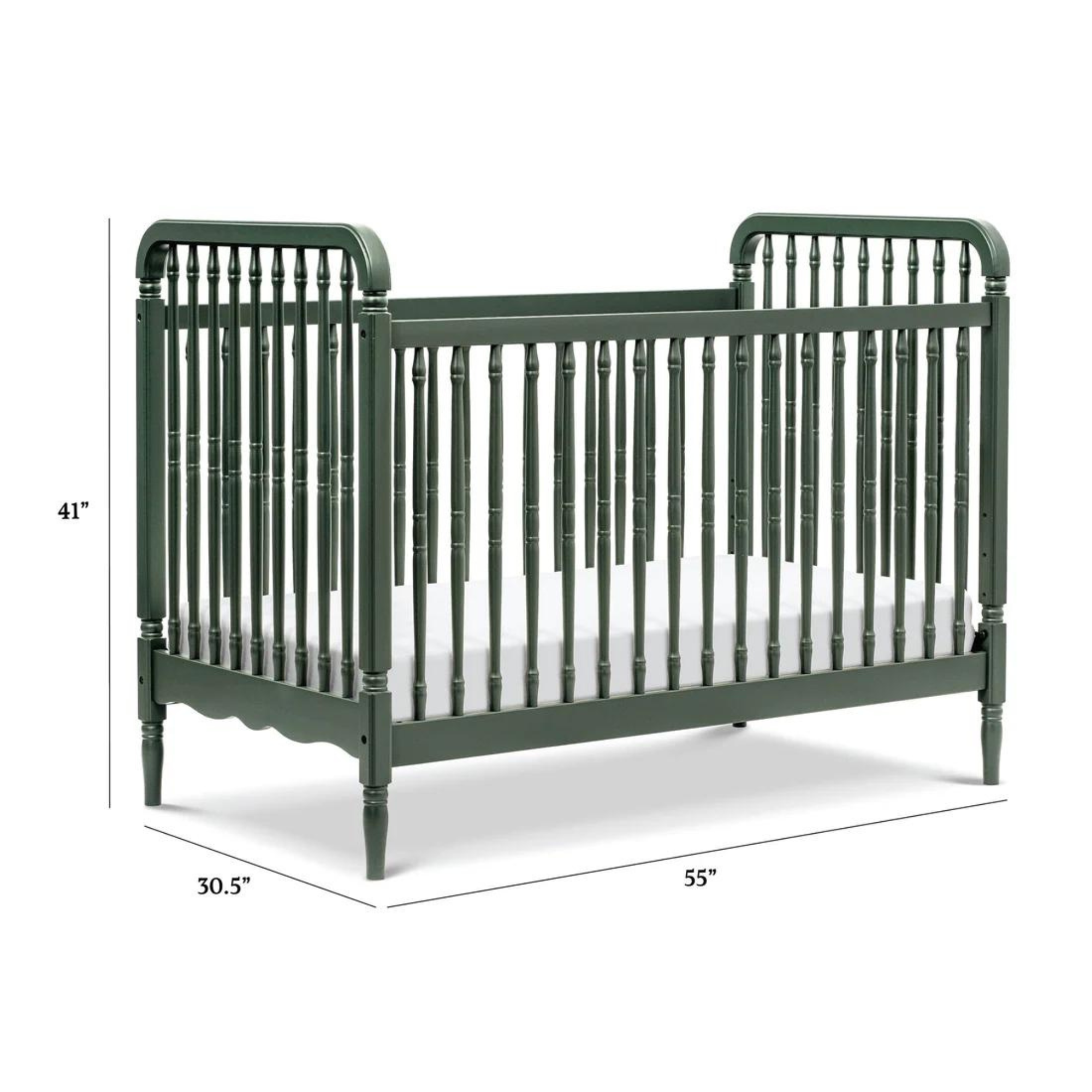 Lit bébé convertible 3 en 1 Liberty Namesake avec kit de conversion pour lit d'enfant