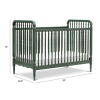 Thumbnail for NAMESAKE Liberty 3-in-1 Convertible Spindle Crib with Toddler Bed Conversion Kit